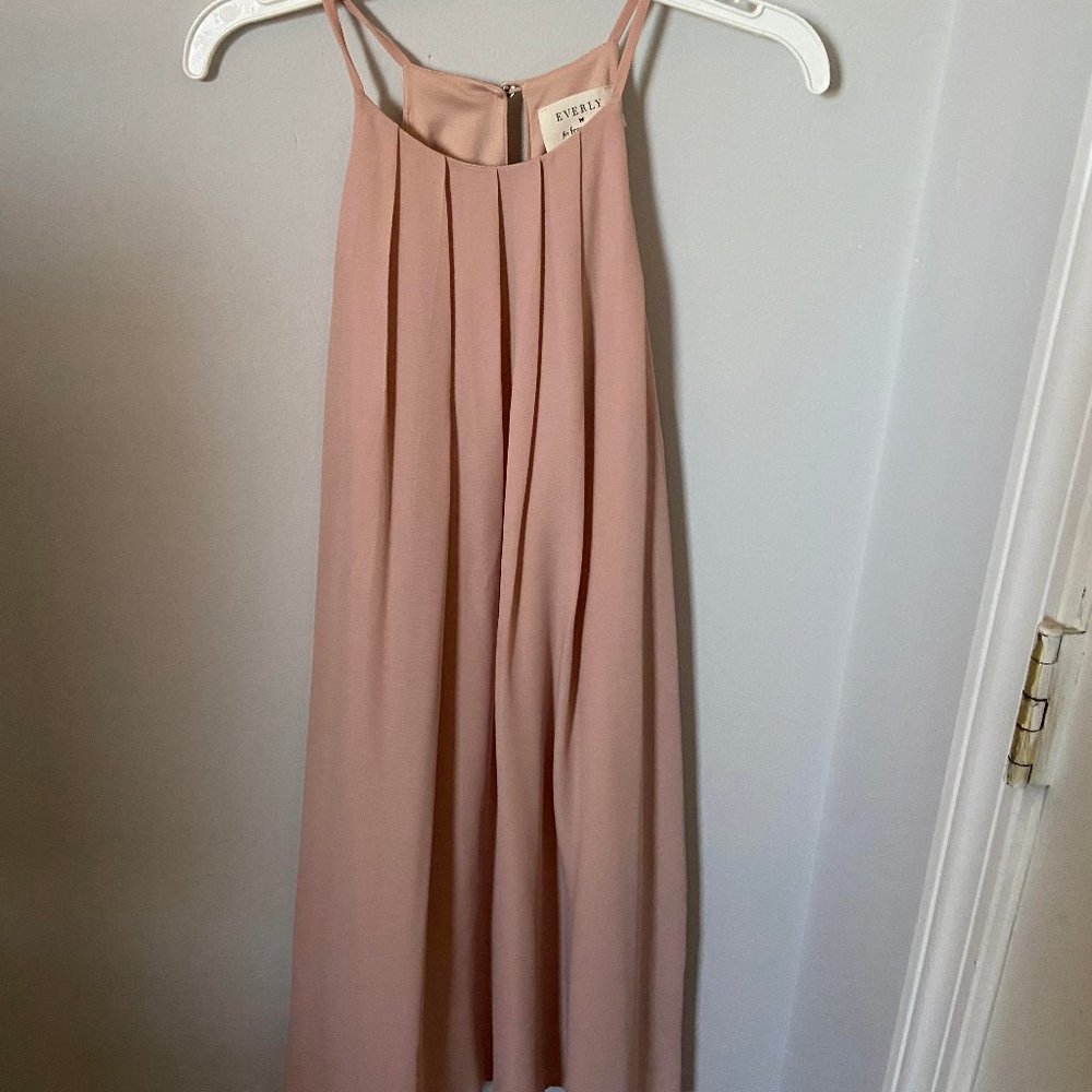 Francesca's Everly Blush Dress; Size Small